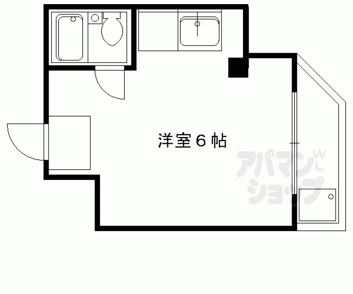 【セントラル一乗寺】間取