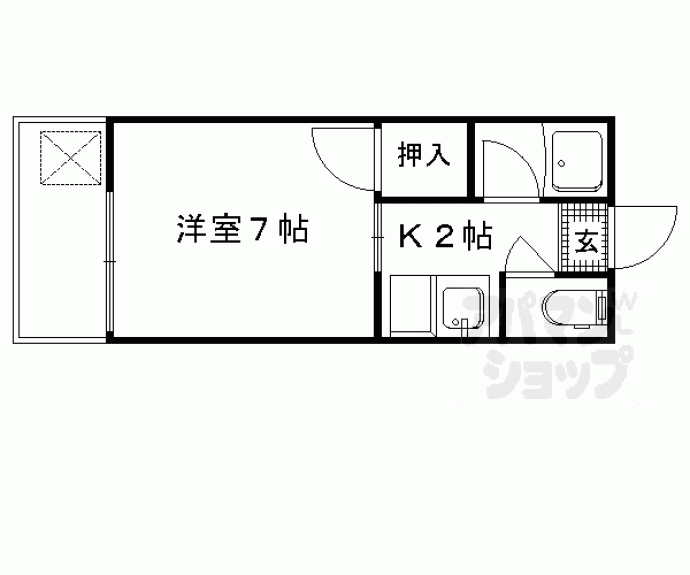 【宝ハイツ】間取