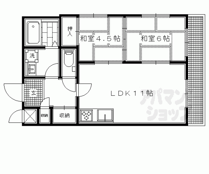【レジデンス岩倉】間取