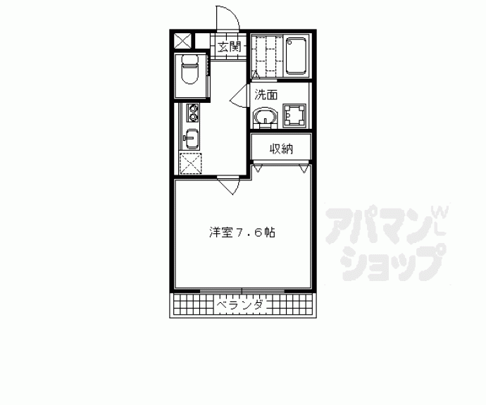 【ボヌール御池】間取