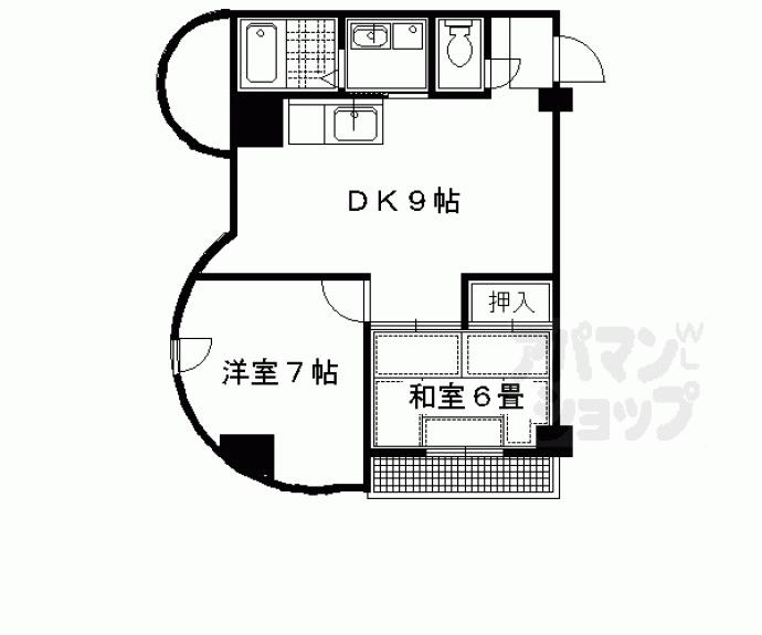 【カーサ大石】間取