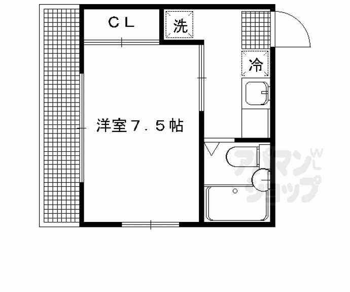 【ロイヤルハイツ一乗寺】間取