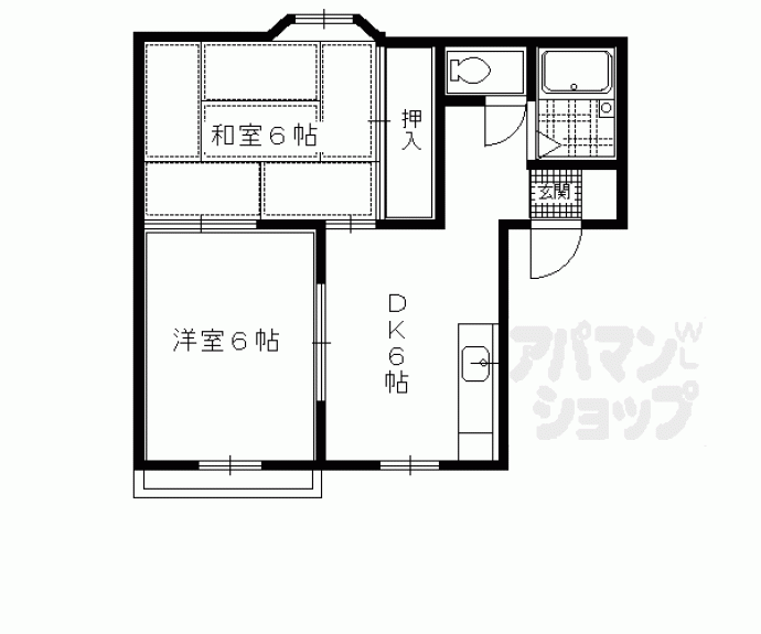 【アパート華】間取