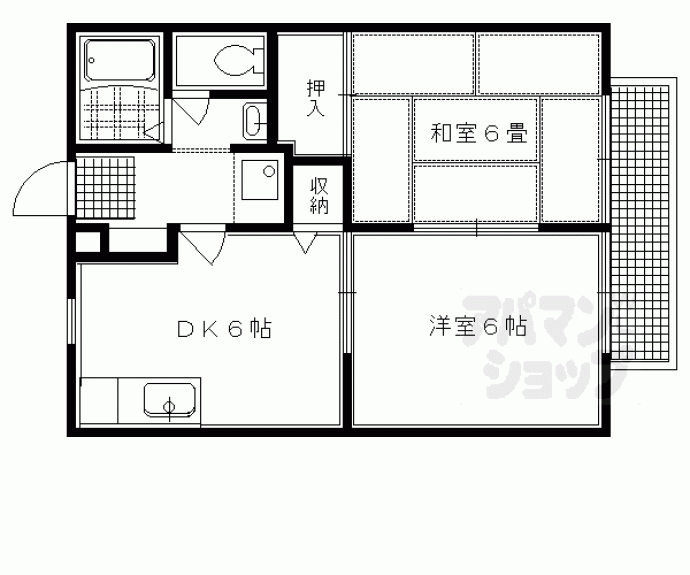 【サンガーデン堂ノ上】間取