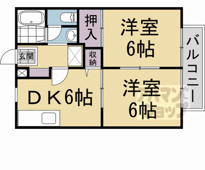 【サンガーデン堂ノ上】間取