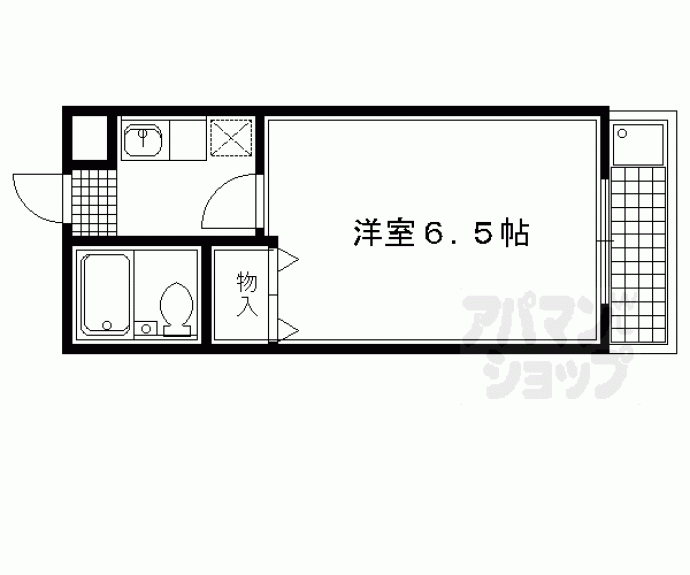 【森マンション５】間取