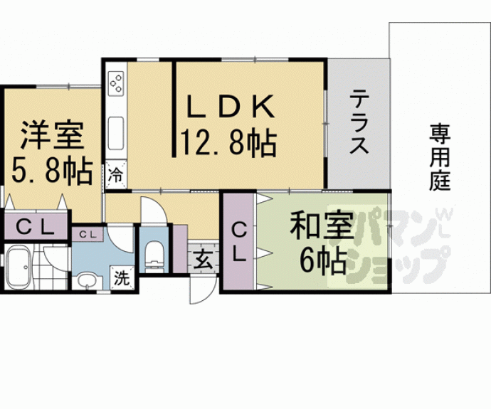 【ＦＯＵＲ　ＳＥＡＳＯＮＳ　ＣＯＵＲＴ】間取