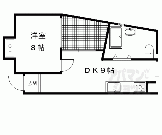 【グランタック東山二条】間取