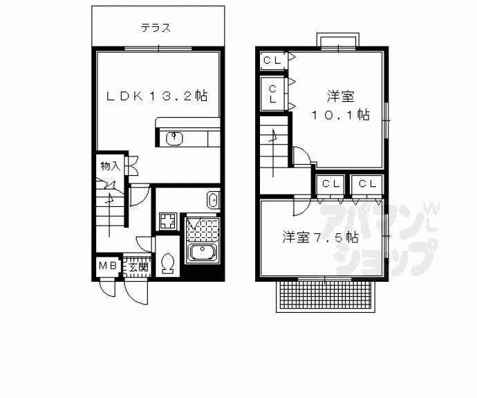 【ブルゴーニュ沙彌】間取