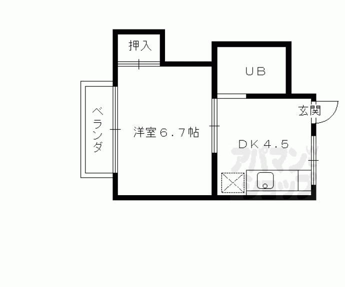 【コーポ安井】間取