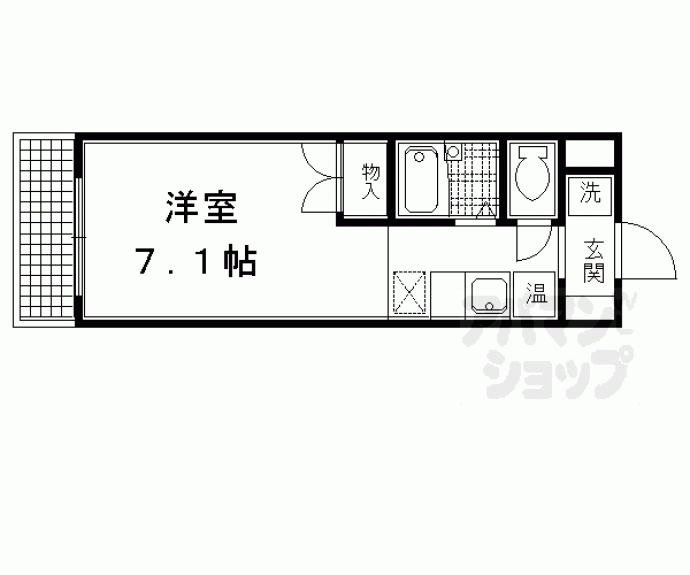 【フォスマット松ヶ崎】間取