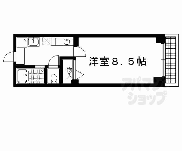 【ボヌール北山】間取