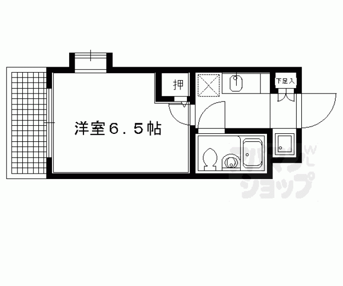 【ＤＥＴＯＭ－１京大前Ⅱ】間取