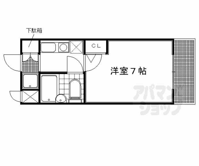 【ＤＥＴＯＭ－１京大前Ⅱ】間取