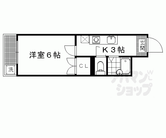 【マーキュリー北白川】間取