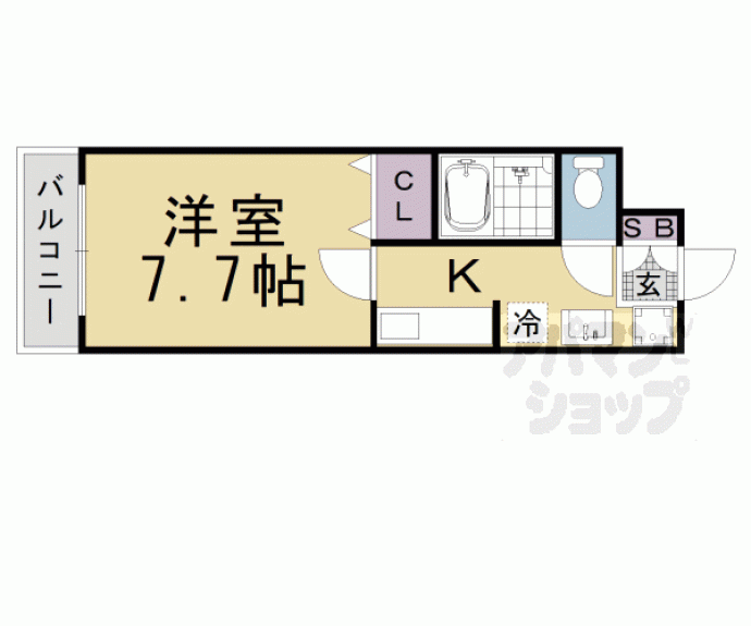 【桂川ショウエイマンション】間取