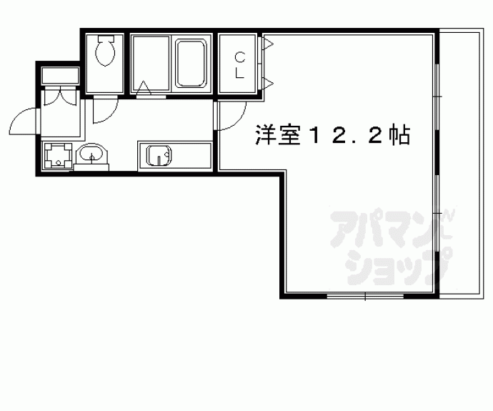 【桂川ショウエイマンション】間取