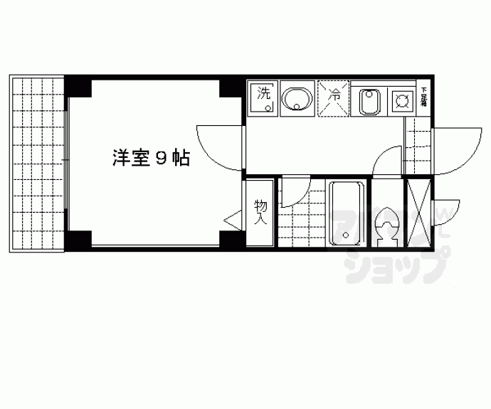 【ホーユウコンフォルト西陣】間取