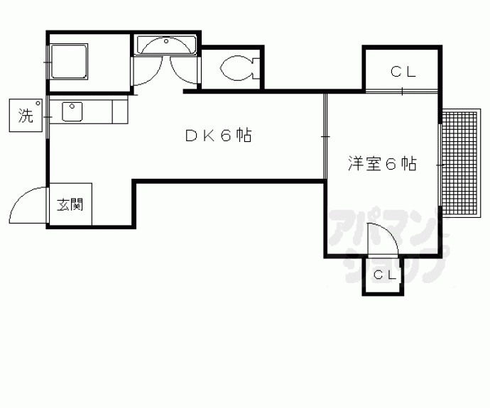 【牧マンション】間取
