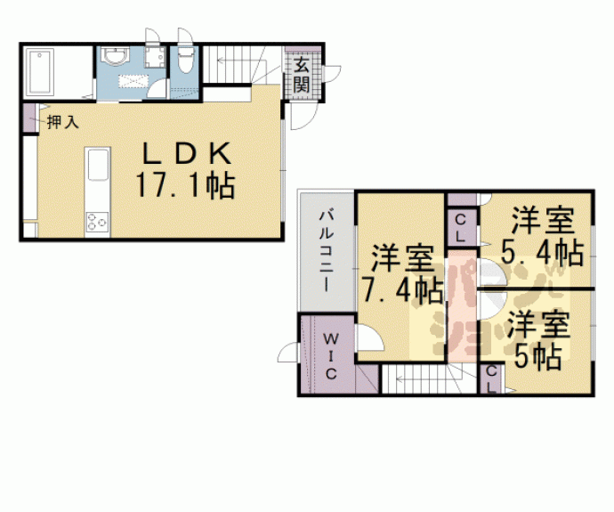 【ディアス伊賀寺】間取
