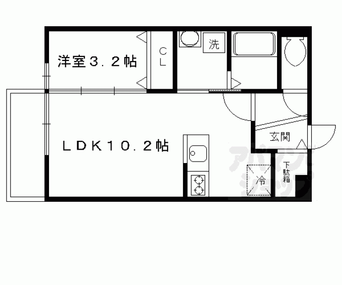 【コーラルフラッツＭⅡ】間取