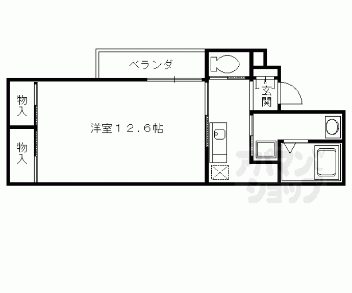 【ガーデンコート洛西】間取