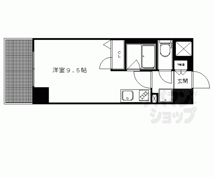 【アドバンス京都四条堀川ノーブル】間取