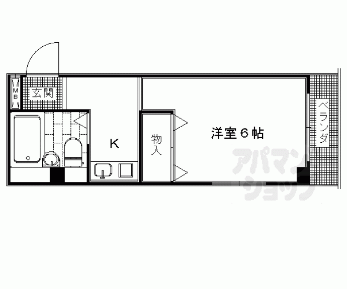 【RAY西京極】間取