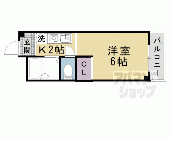 【ＲＡＹ西京極】間取