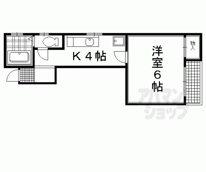 【アルカス千本通】間取