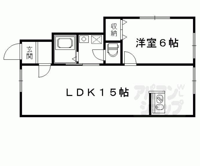 【リバーサイドアーバンE】間取