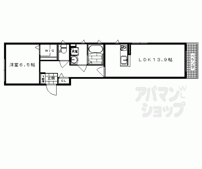 【メゾン和泉式部】間取