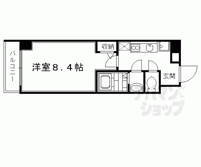 【ウインドベル二条駅】間取