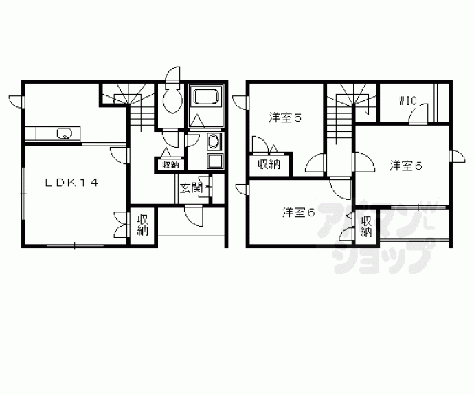 【穂積邸貸家】間取