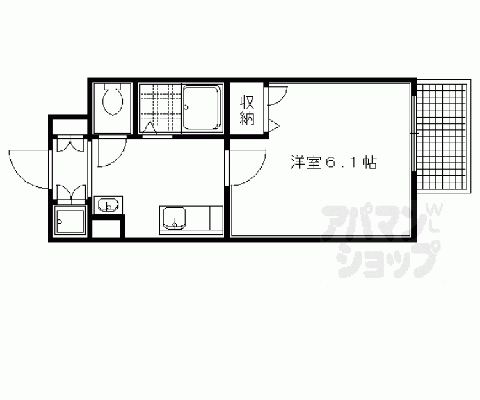【ラナップスクエア京都西陣】間取