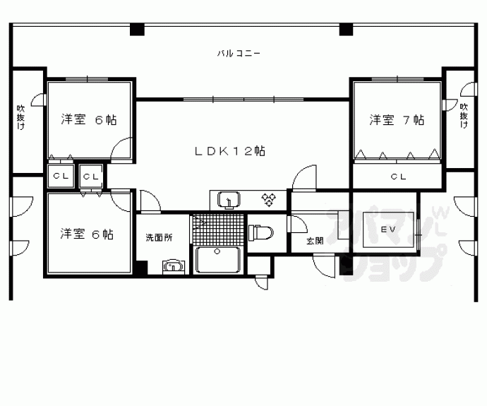 【ＧＡＲＮＥＴ　ＲＥＳＩＤＥＮＣＥ上桂】間取