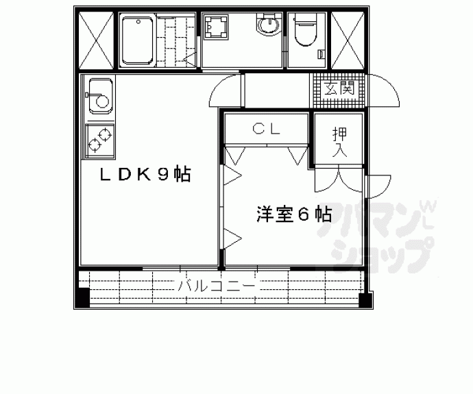 【GARNET RESIDENCE上桂】間取