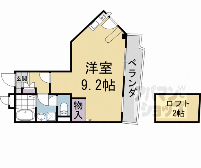 【ソレイユ西山】間取