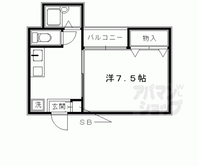 【シルクハウス一条】間取