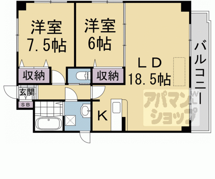 【エリアント桂川】間取