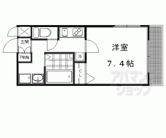 【ＢｅｌｌｅＶｉｌｌｅ千本今出川】間取