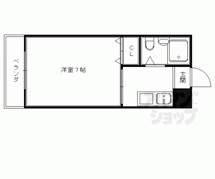 【ジェミニ太秦】間取