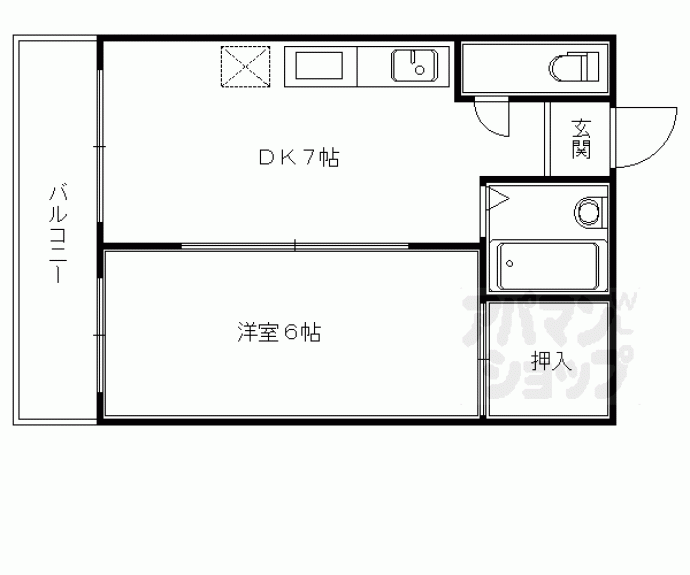【テラスオークラ】間取