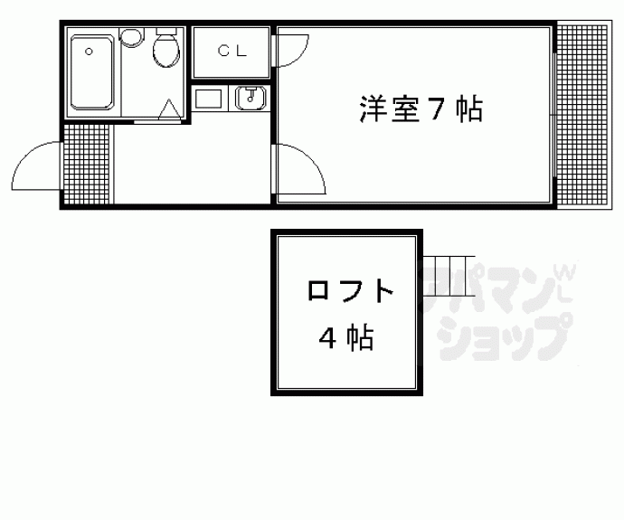 【メゾネット北川】間取