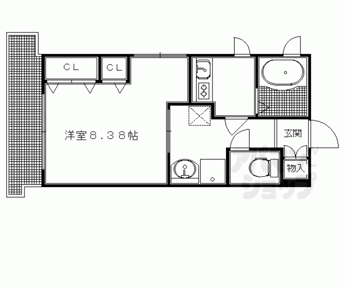 【ピソ・シエテ洛西口】間取