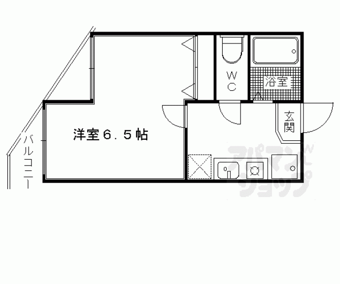 【ｔｈｅ　ｌｉｍｅｌｉｇｈｔ　ｋｙｏｔｏ】間取