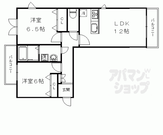 【clochette arbre】間取