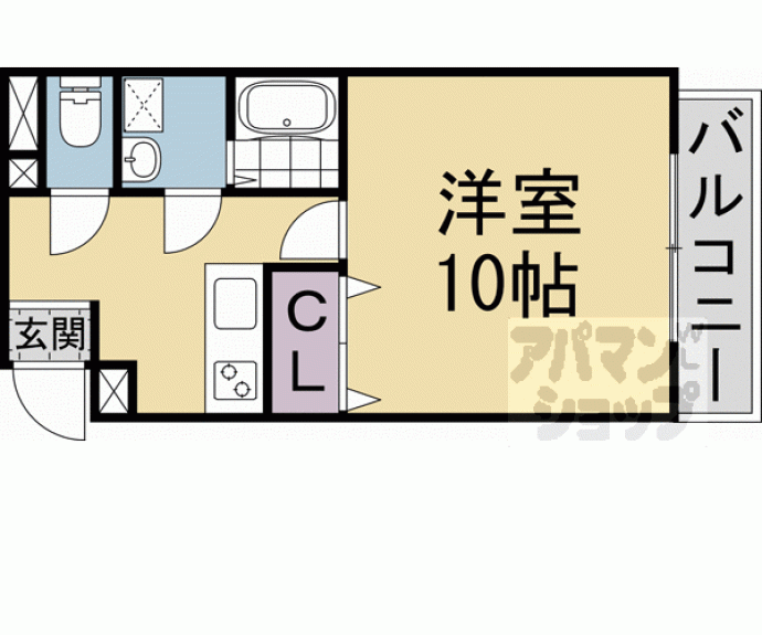 【ＢＲＡＩＮ’Ｓ　Ｌｕｃｋ　Ｗｅｓｔ】間取