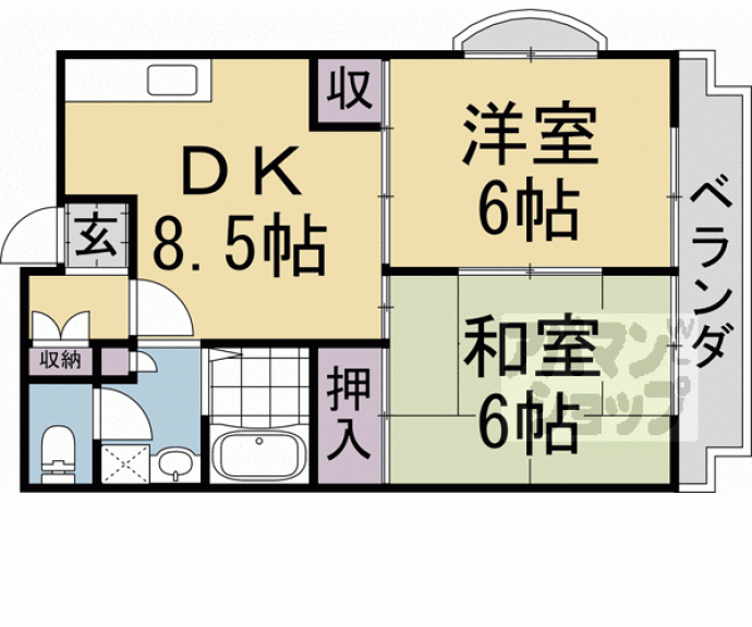 【ノイエクラッセ山崎】間取