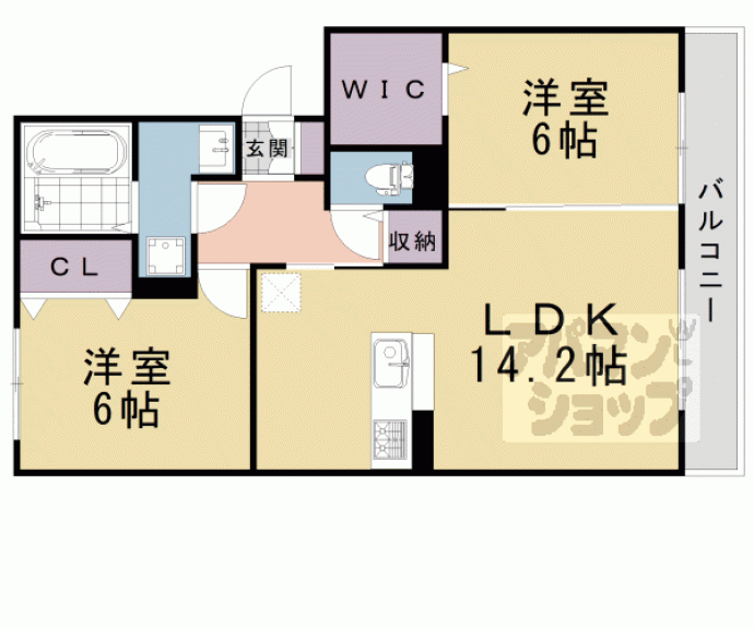 【Ｌｕｎａ　Ｎｕｂｅ】間取